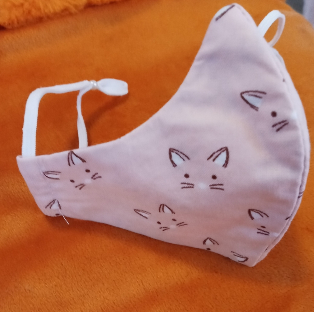 KIDS Double Layer 100% Cotton Adjustable Face Mask